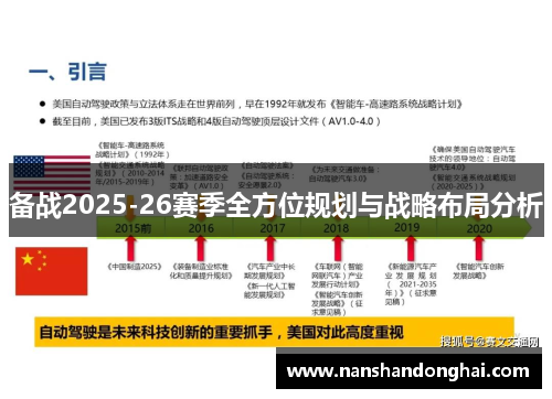 备战2025-26赛季全方位规划与战略布局分析
